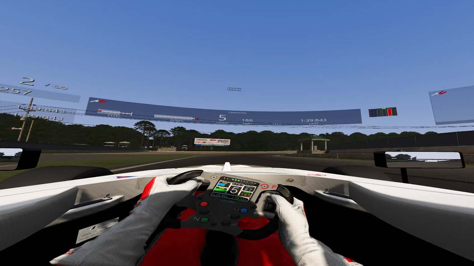 Screen shot of Skip Barber eRacing Series Skip Barber eRacing系列的屏幕截图