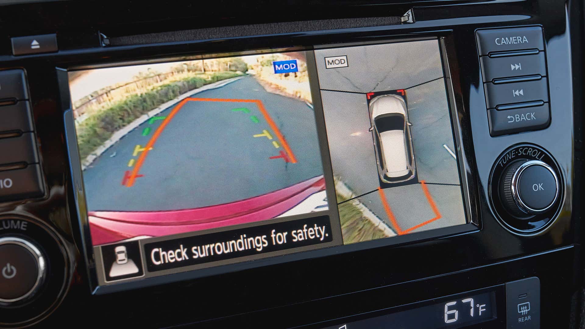 Nissan Rogue Backup Camera 日产流氓后备摄像头
