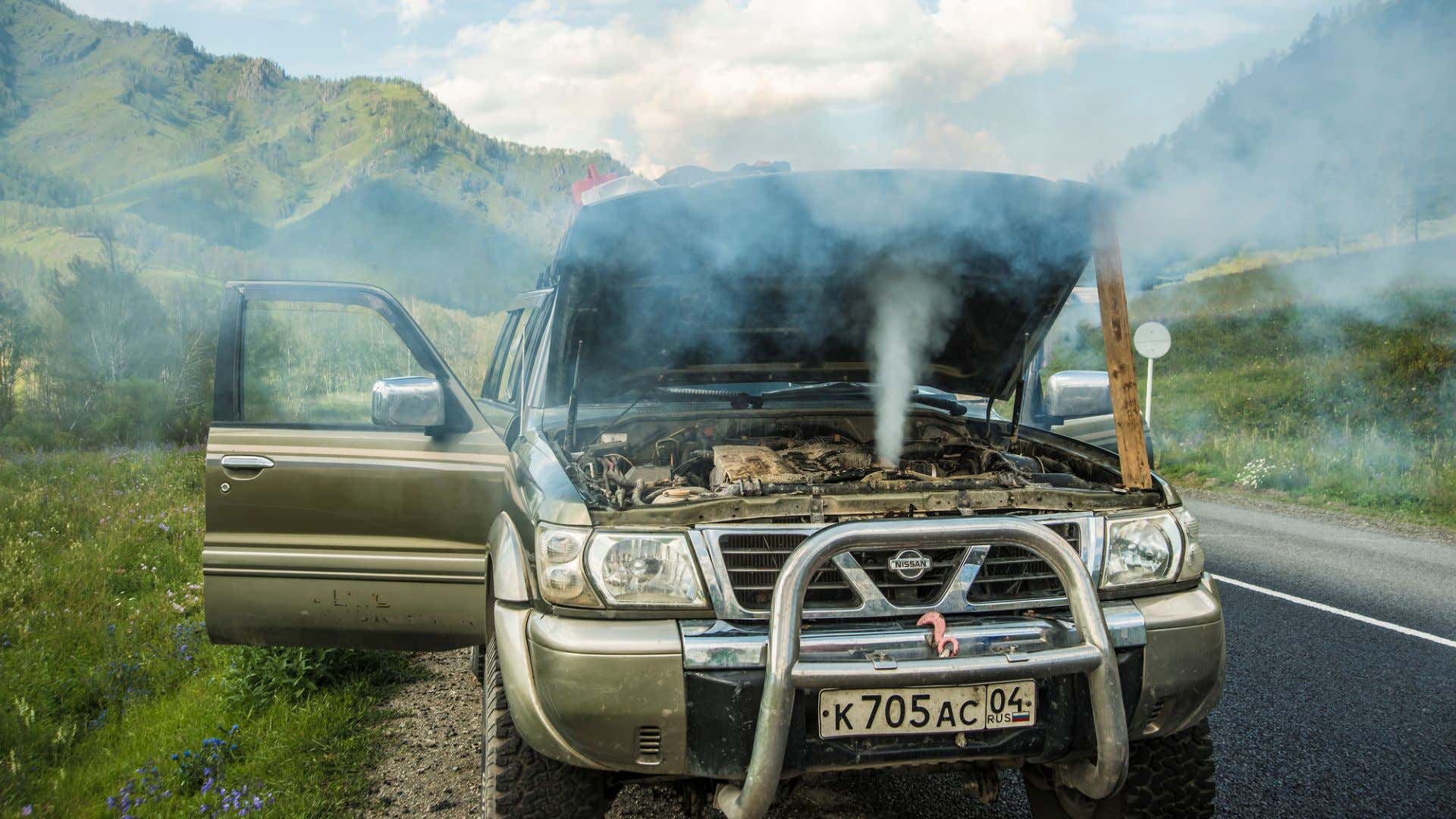 In Russia, car overheats you. 在俄罗斯,汽车过热你。