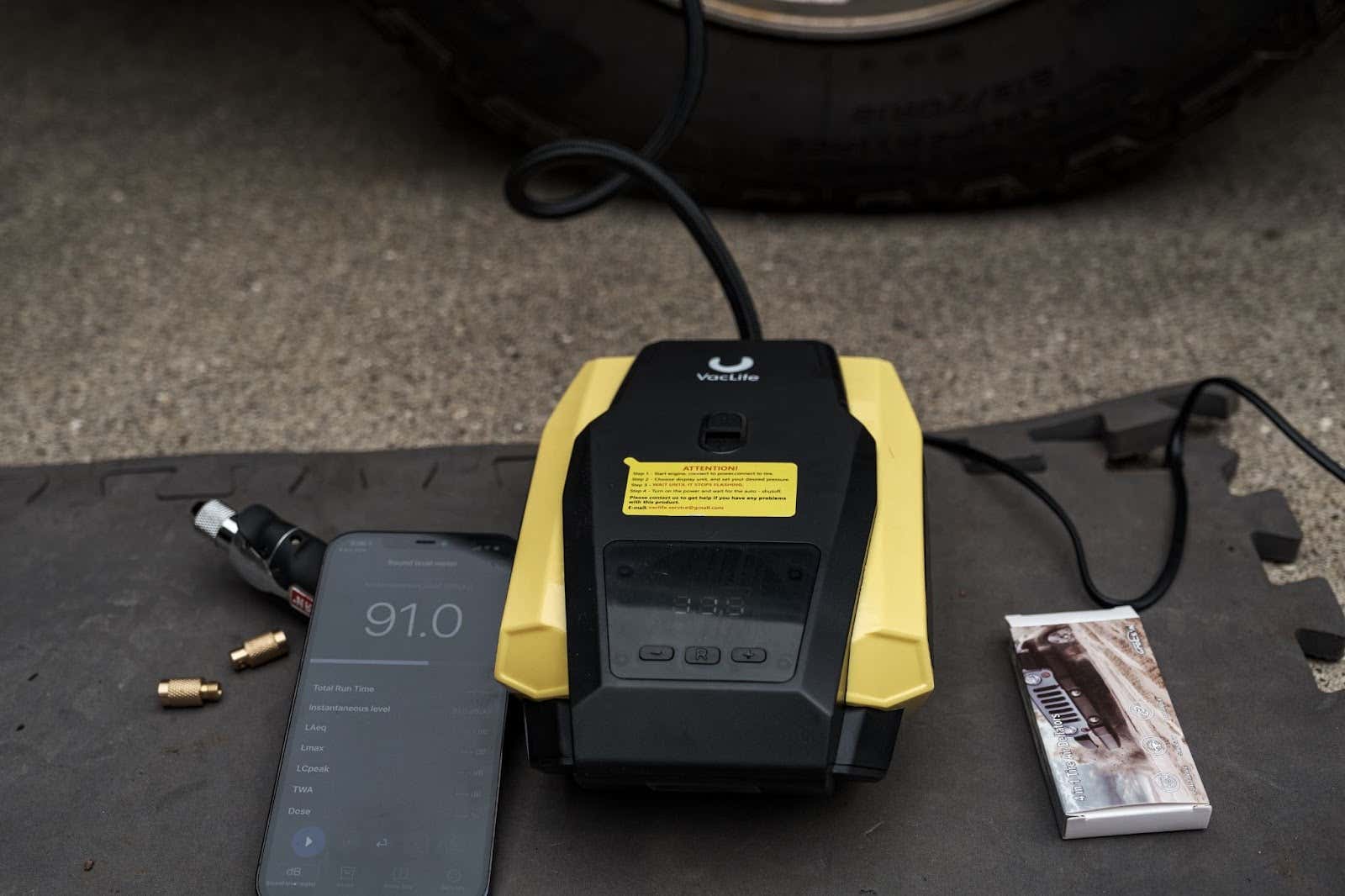 VacLife Air Compressor Tire Inflator units Vaclife空压机轮胎充气机