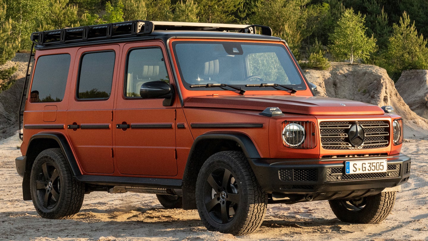 梅赛德斯-奔驰G-Klasse专业线外观:noch mehr Offroad-Look für die Geländewagen-IkoneMercedes-Benz专业线外观的G-Class:一个更加越野的越野图标